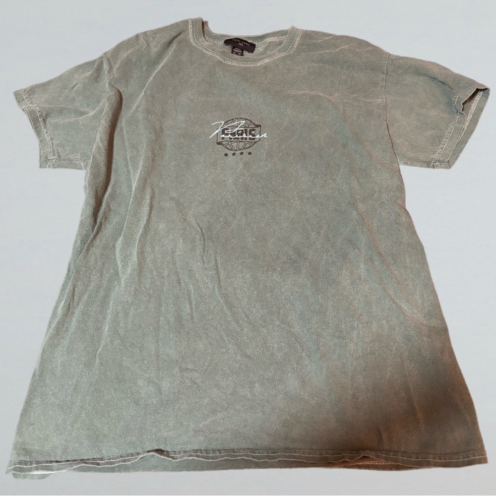 Light Green/Blue ASOS “Paris” Graphic Tee